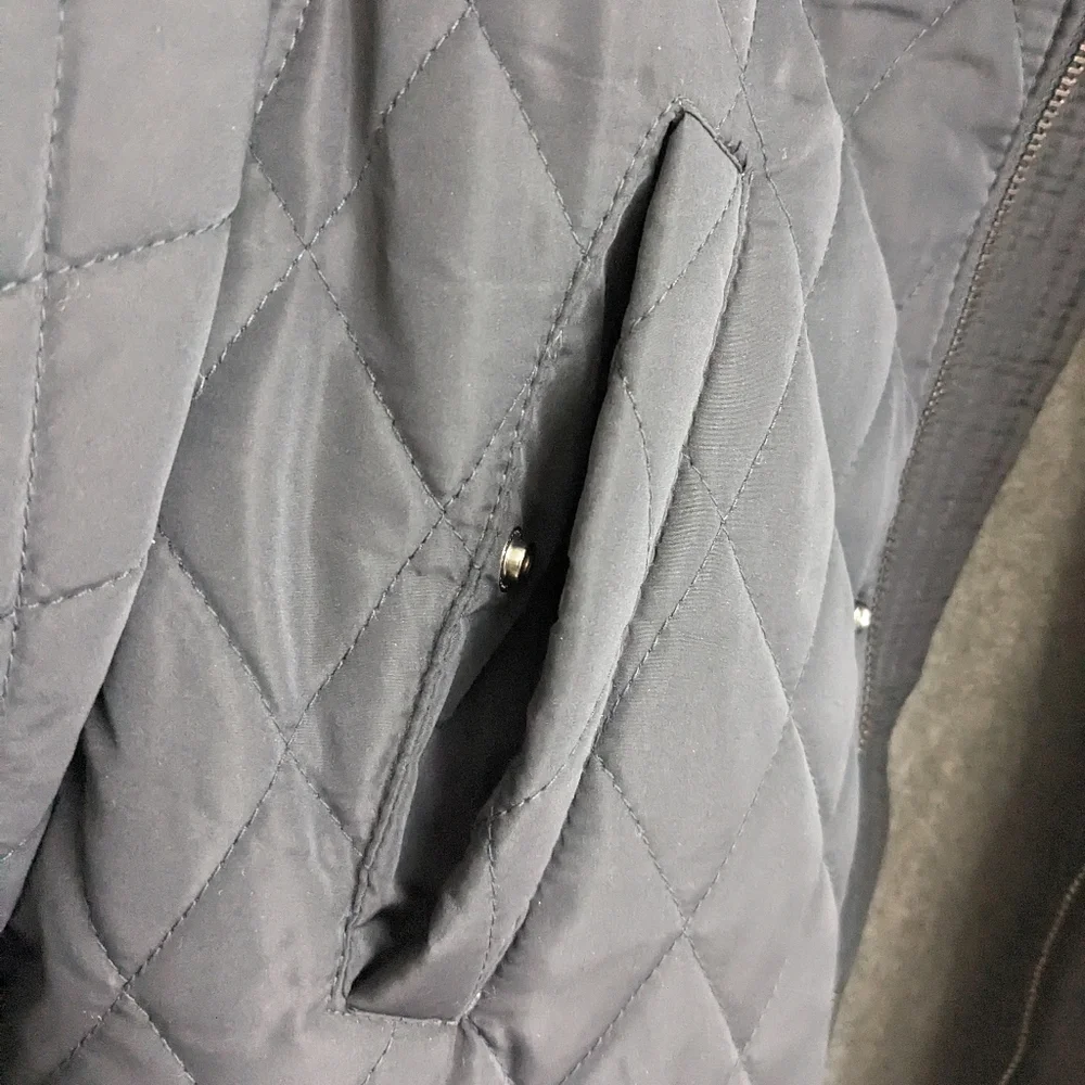 NWT Zara Quilted Fleece Lined Hooded Jacket - size 13/14